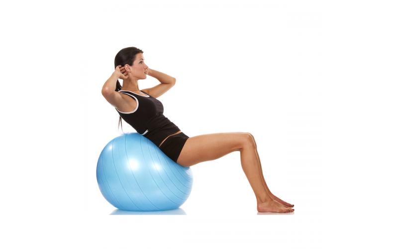 Piłka do ćwiczeń Fitball, niebieski