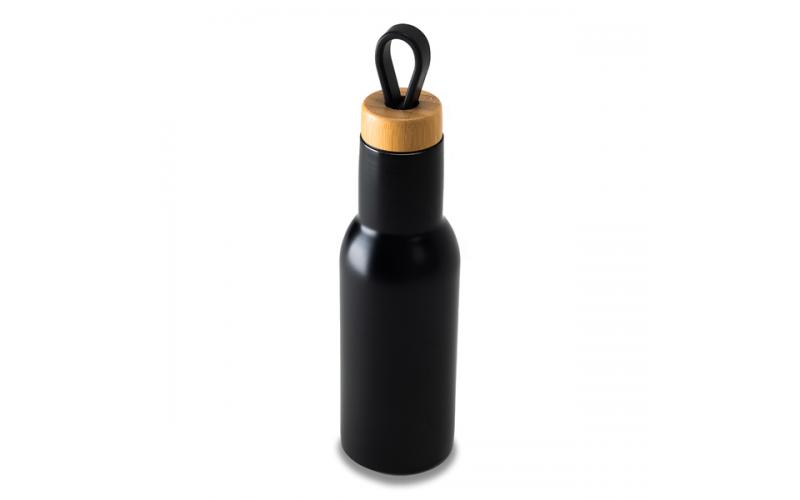 Butelka próżniowa Lome 400 ml, czarny
