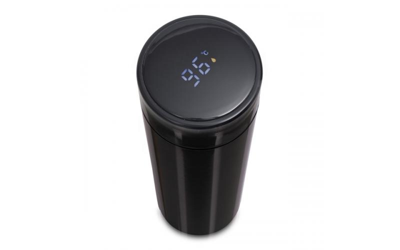 Termos/Kubek próżniowy z termometrem Ancona 470 ml, czarny