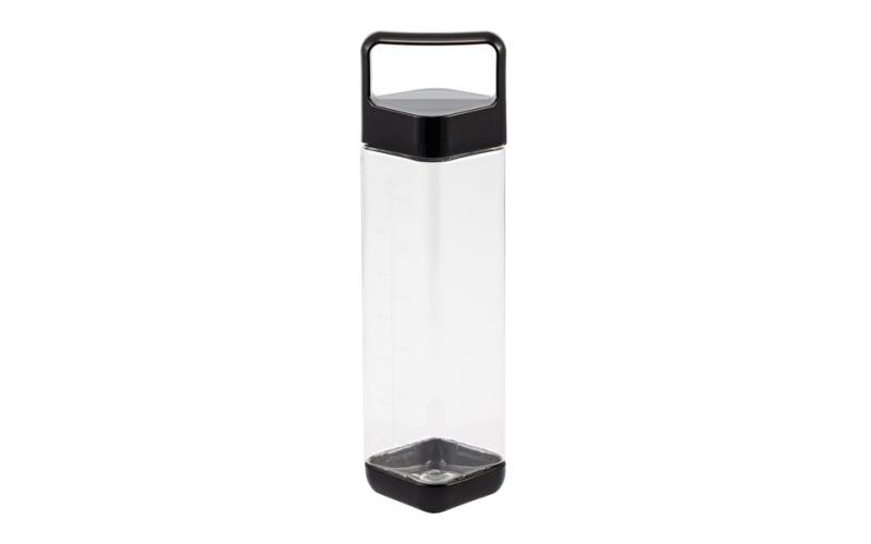 Bidon Feelsofine 800 ml, transparentny/czarny