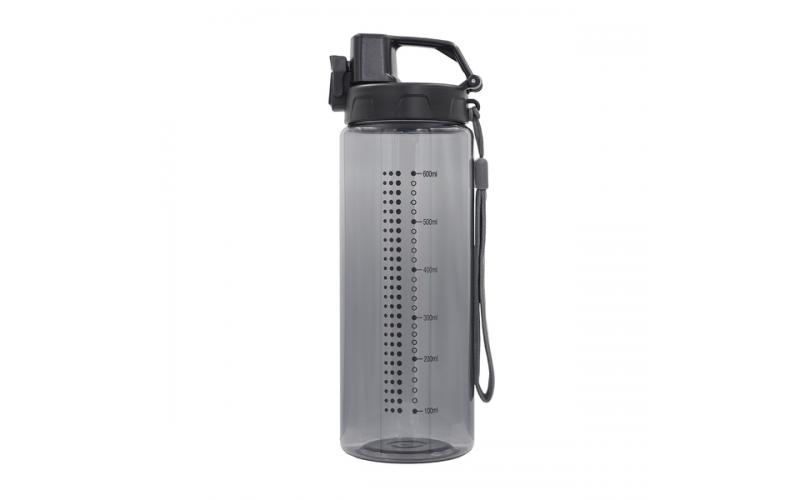 Bidon Feelsogood 700 ml, czarny/szary