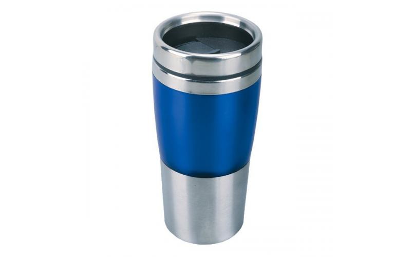 Kubek izotermiczny Resolute 380 ml, niebieski/srebrny
