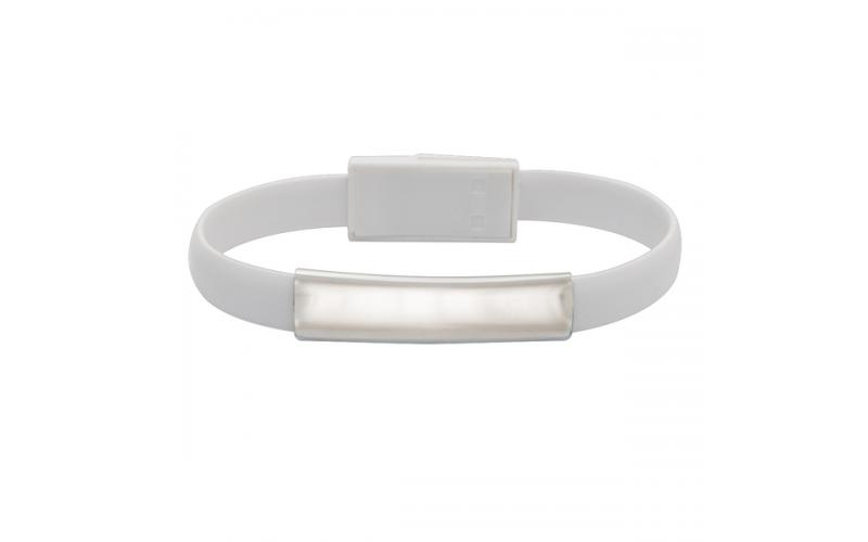 Bransoletka USB Bracelet, biały