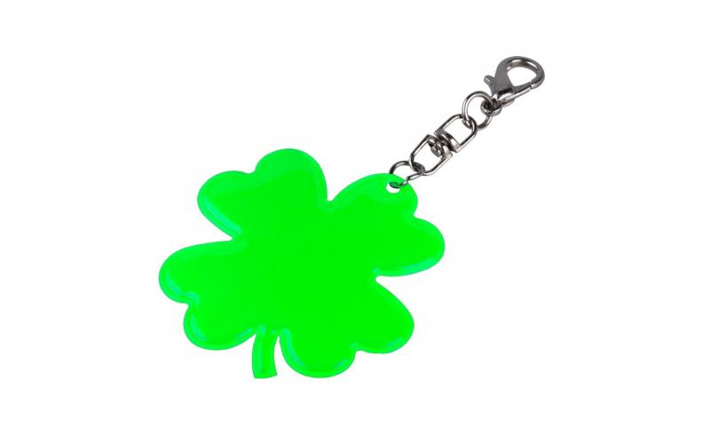 Brelok odblaskowy Lucky Clover, zielony