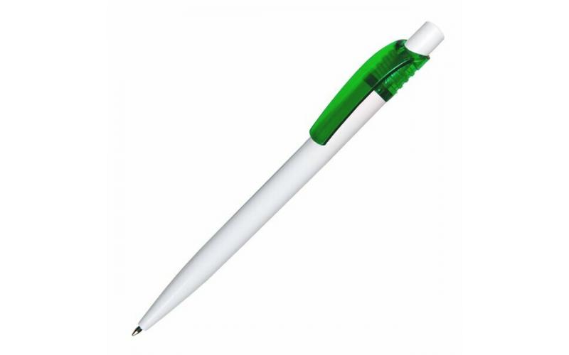 Długopis Easy, zielony/biały