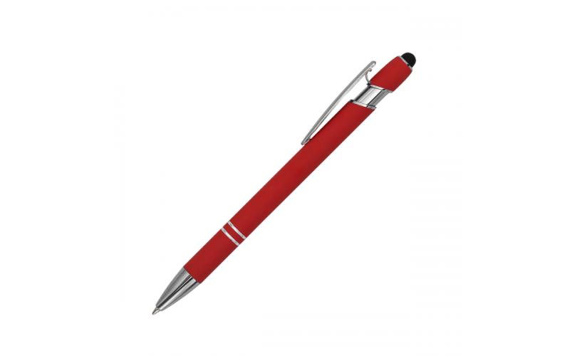 Długopis aluminiowy Softano, czerwony