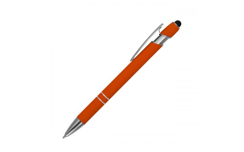 Długopis aluminiowy Softano, pomarańczowy