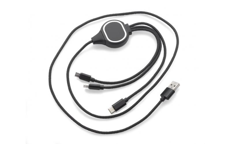 Kabel USB 3 w 1 LUX