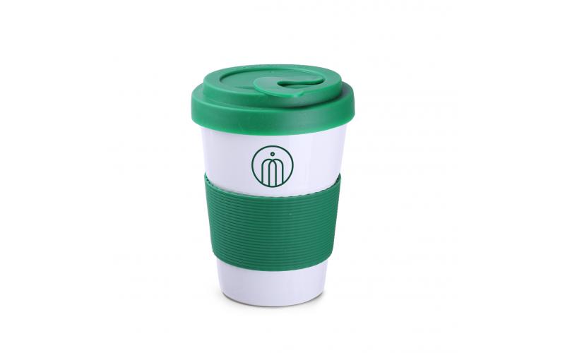 Coffee2go Lock 350ml zielony/zielony