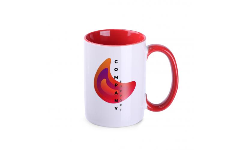 Evergreen 300ml biały/czerwony