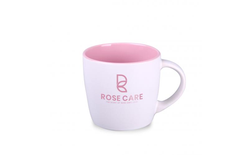 Handy Pure 320ml biały/rose pink