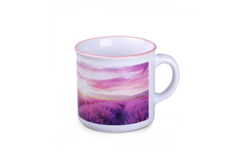 Loft Art 290ml biały/różowy