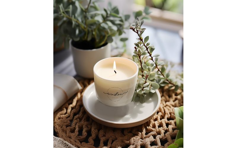 Finesse Soy Wax 153ml biały/biały
