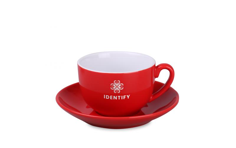 Sonata Premium 230ml czerwony/biały
