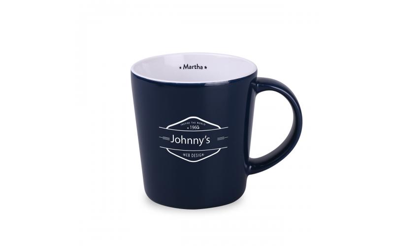 Berg 380ml granatowy/biały