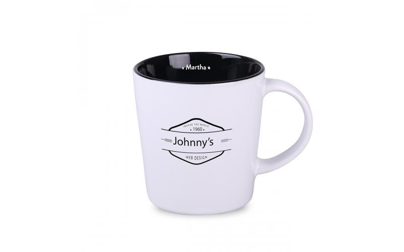 Berg Duo 380ml biały/czarny