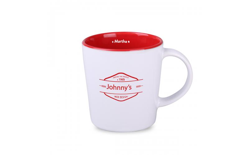 Berg Duo 380ml biały/czerwony