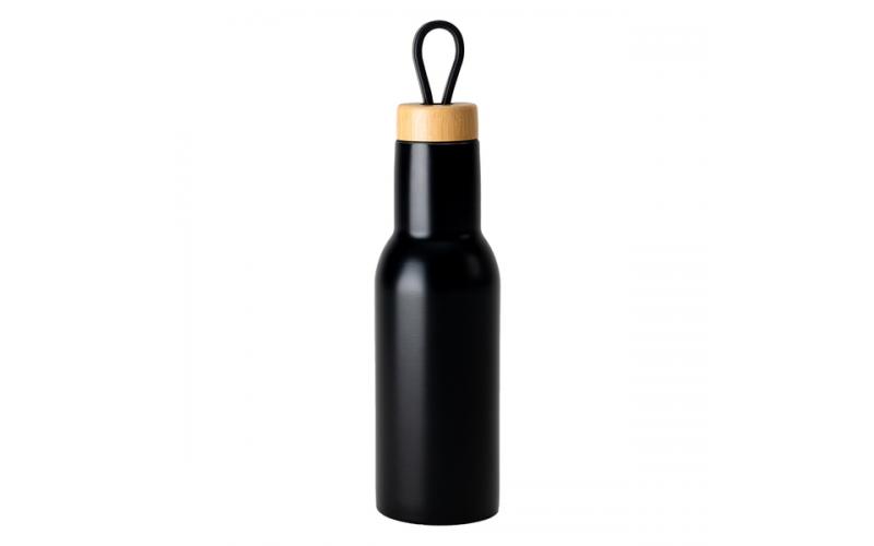 Butelka próżniowa Lome 400 ml, czarny