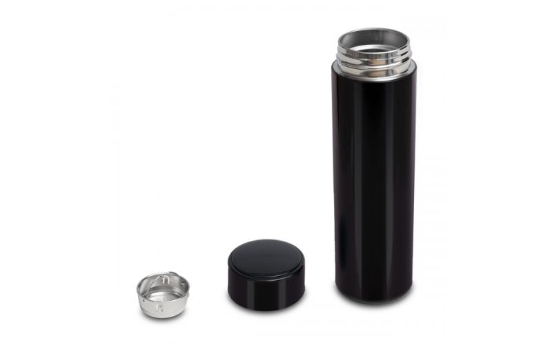 Termos/Kubek próżniowy z termometrem Ancona 470 ml, czarny