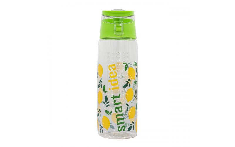 Bidon Frutello 700 ml, zielony/transparentny
