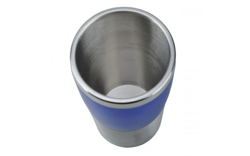 Kubek izotermiczny Resolute 380 ml, niebieski/srebrny