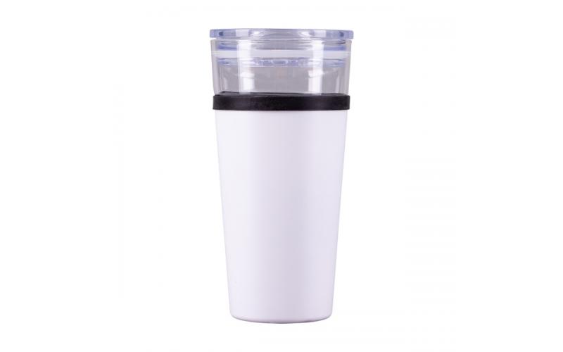 Kubek szklany Alpena 400 ml, biały