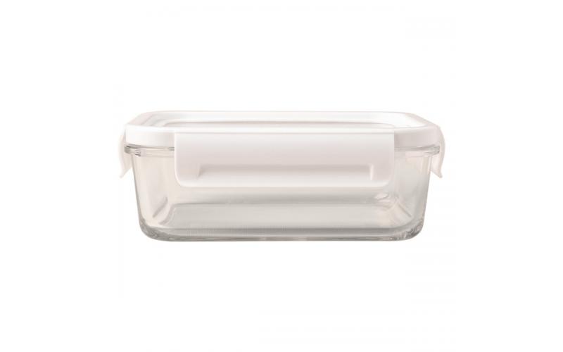 Lunch box Delect 900 ml, biały/transparentny