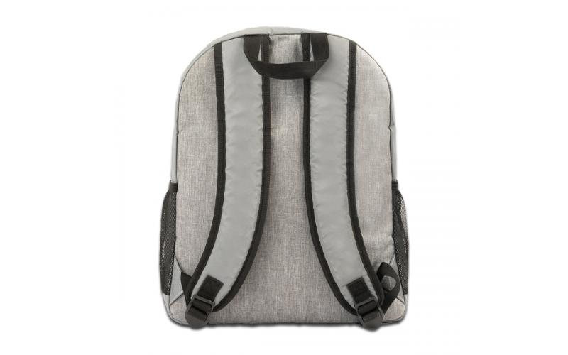 Plecak odblaskowy na laptop Antar, srebrny