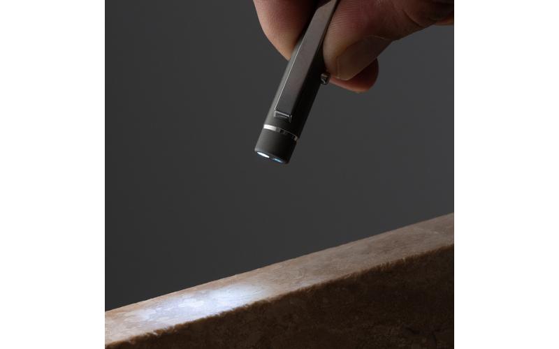 Długopis ze wskaźnikiem laserowym Stellar, grafitowy