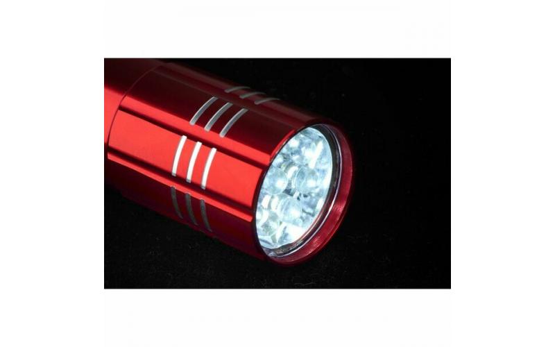 Latarka LED Jewel, czerwony