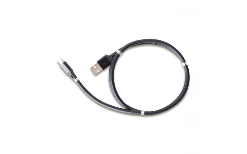 Kabel z magnesami Connect, czarny