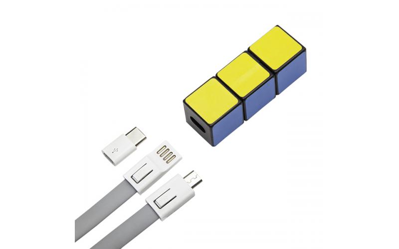 Kabel USB Color click&go, mix