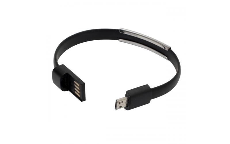 Bransoletka USB Bracelet, czarny