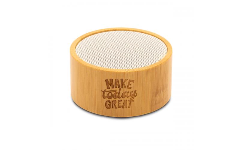 Bambusowy głośnik Bluetooth Soundy, brązowy