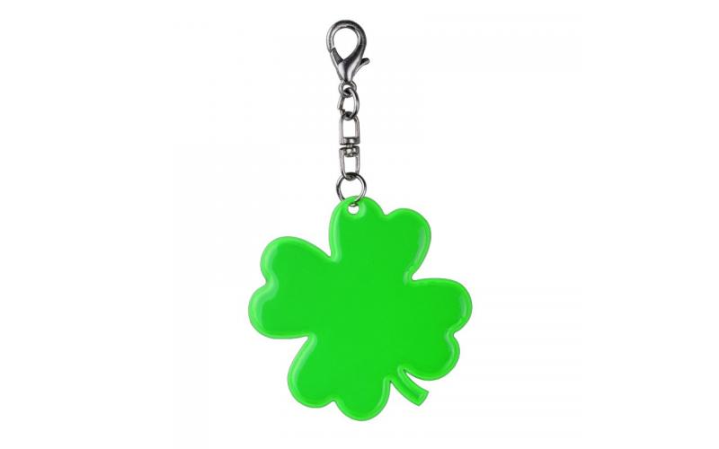 Brelok odblaskowy Lucky Clover, zielony