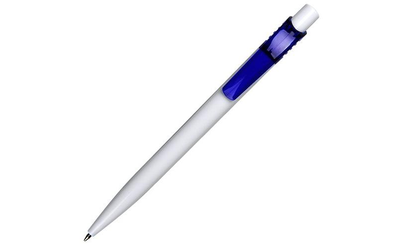 Długopis Easy, niebieski/biały