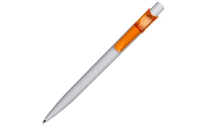 Długopis Easy, pomarańczowy/biały