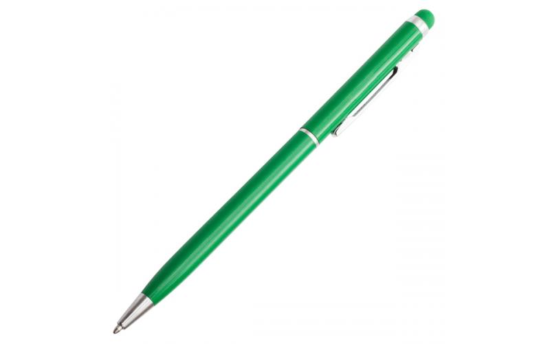 Długopis aluminiowy Touch Tip, zielony