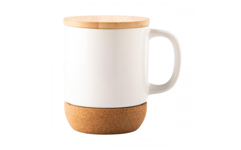Kubek ceramiczny z powłoką sublimacyjną Giulio, biały
