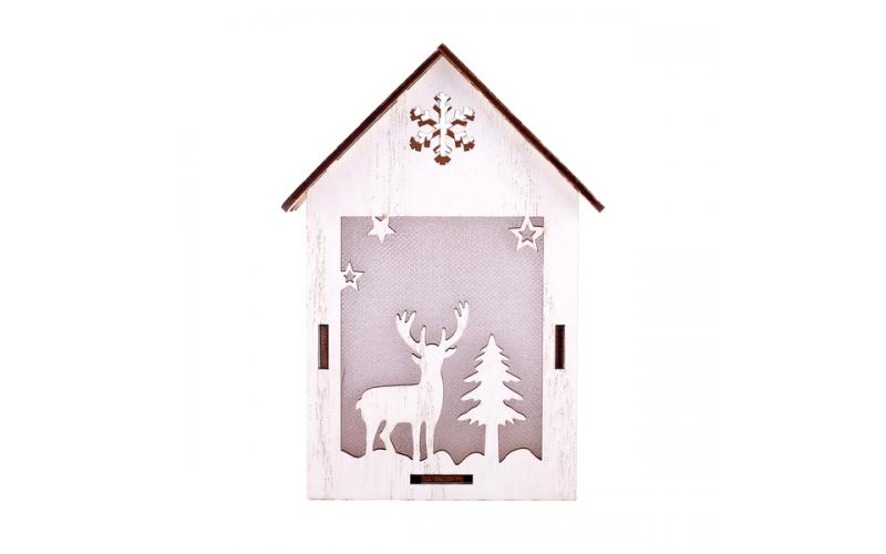 Lampion Christmas Lantern, biały