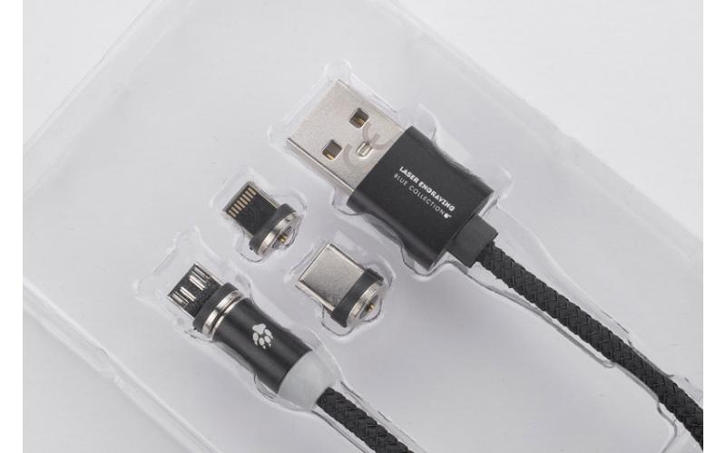 Kabel USB 3 w 1 MAGNETIC