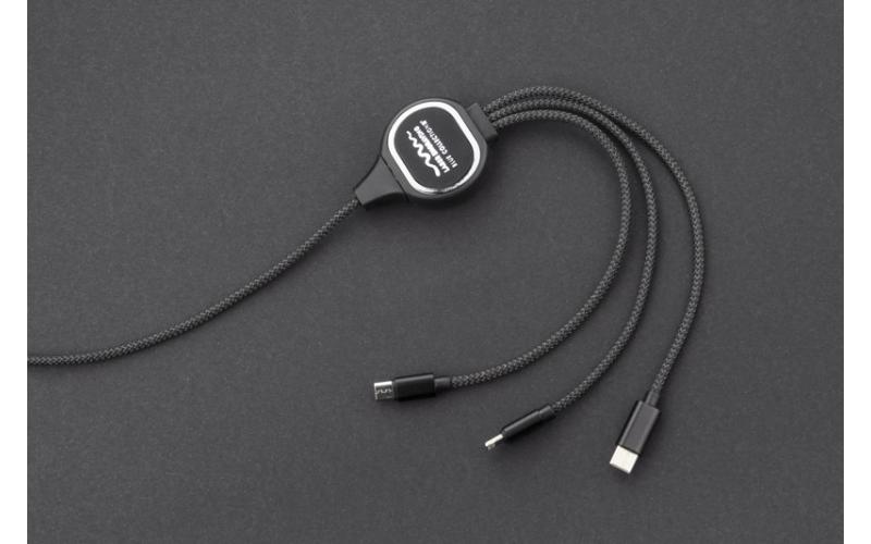 Kabel USB 3 w 1 LUX