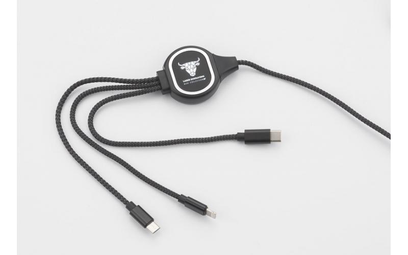Kabel USB 3 w 1 LUX