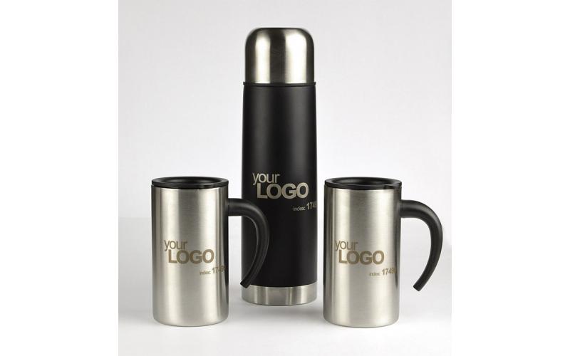 Zestaw upominkowy ACON (Termos 500 ml, 2 kubki 260 ml)