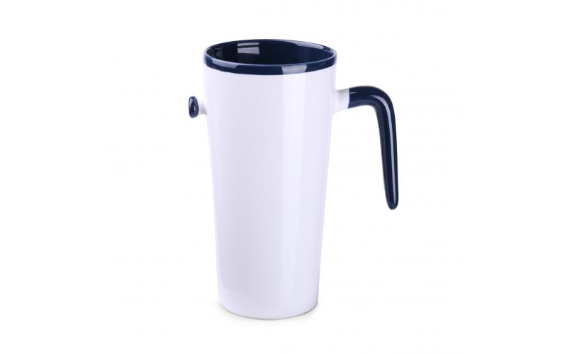 Idea 390ml biały/granatowy