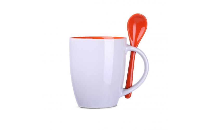 Easy II 300ml biały/pomarańczowy
