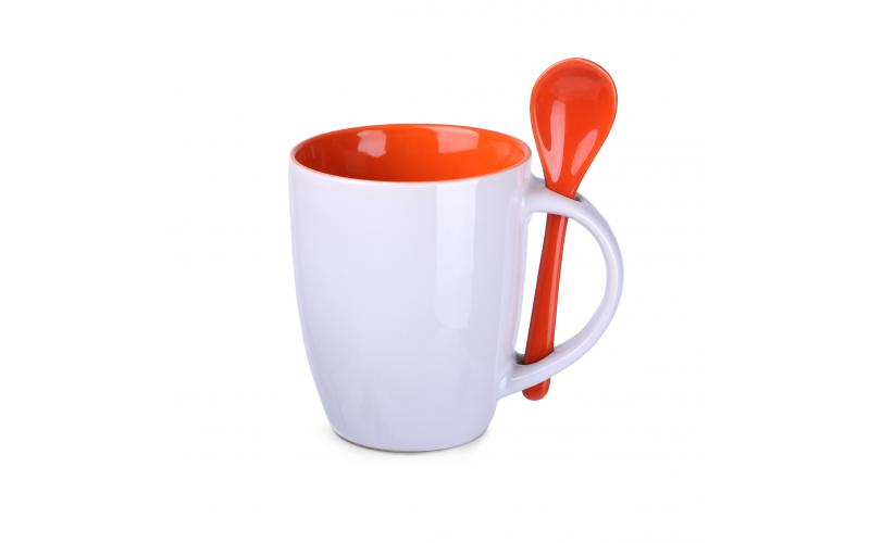 Easy II 300ml biały/pomarańczowy