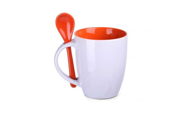 Easy II 300ml biały/pomarańczowy