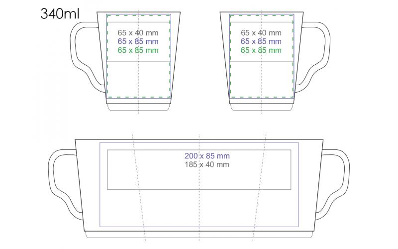 Prince 340ml biały/biały